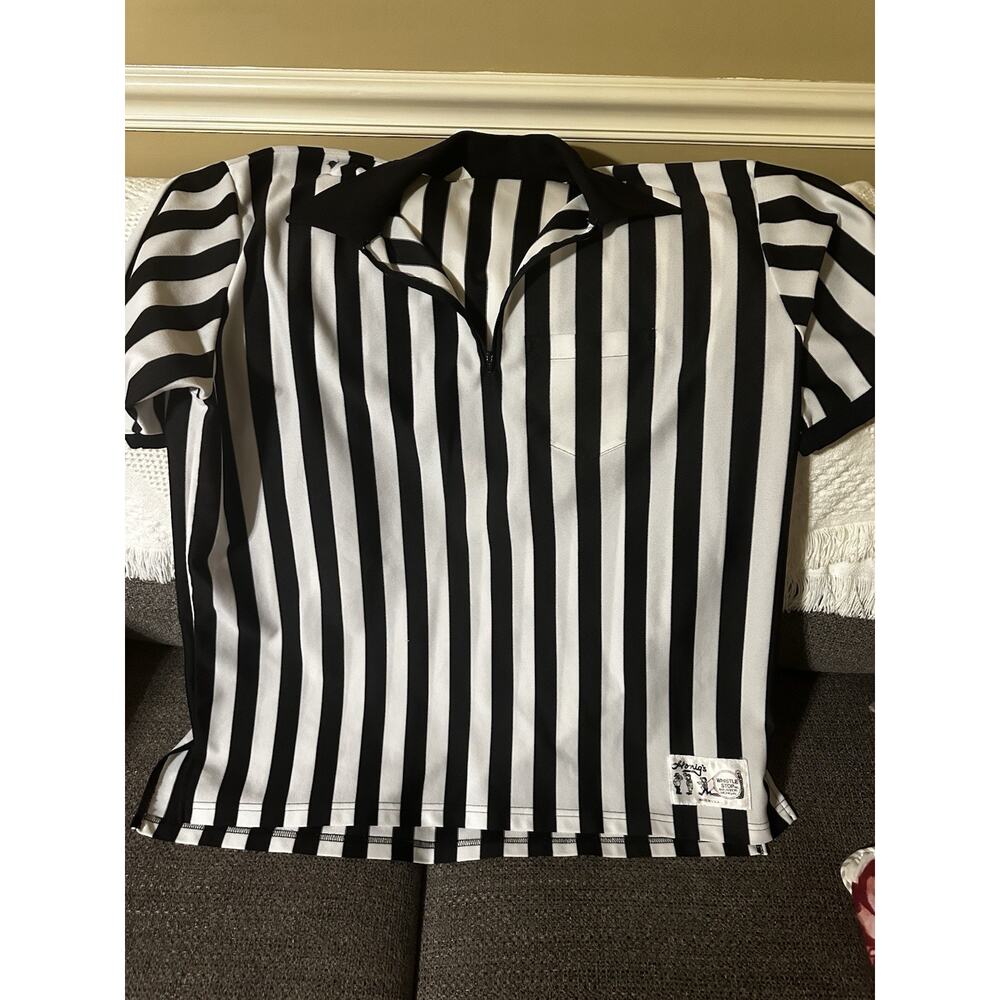 Retro Vintage Honig's Whistle Stop Referee Poly Jersey Shirt XXL USA